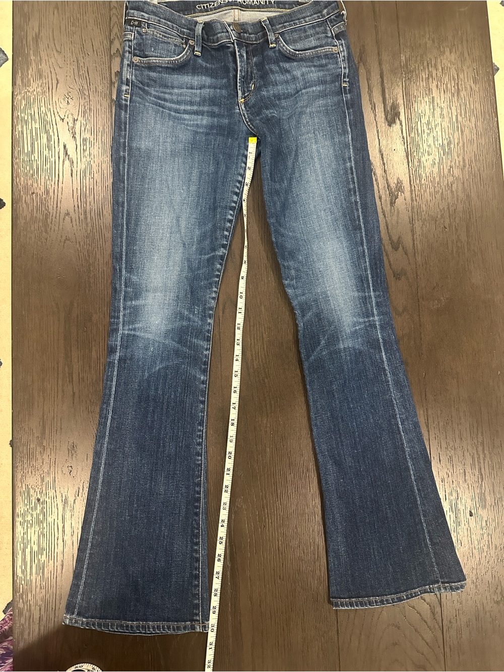 Citizens Of Humanity Medium Indigo Flare Jeans